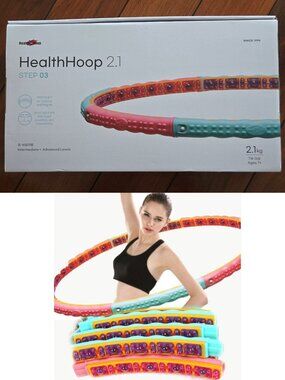 Health One Hoop 2.1 Step 03 Weighted Hula Hoop  2.1kg